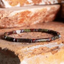 Dragon Blood Jasper V (4mm) 11 Dragon Blood Jasper V (4mm) -Aurum Brothers Square3 DragonBloodJasperBraceletV 4mm