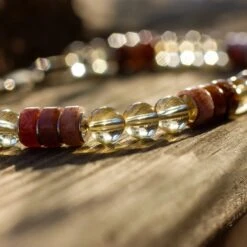 Citrine - Quartz Bracelet III (6mm) -Aurum Brothers citrine 19