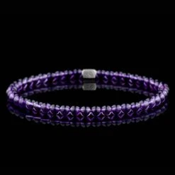 Amethyst Bracelet V (4mm)