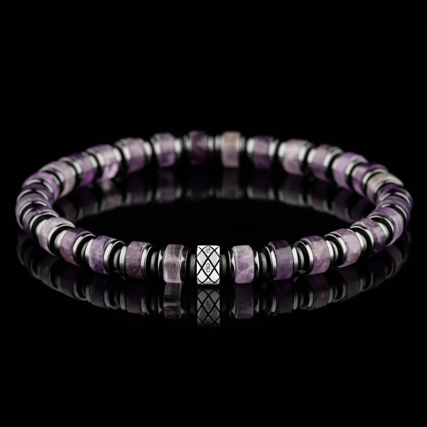Amethyst Bracelet XVII (6mm) 1 Amethyst Bracelet XVII (6mm)