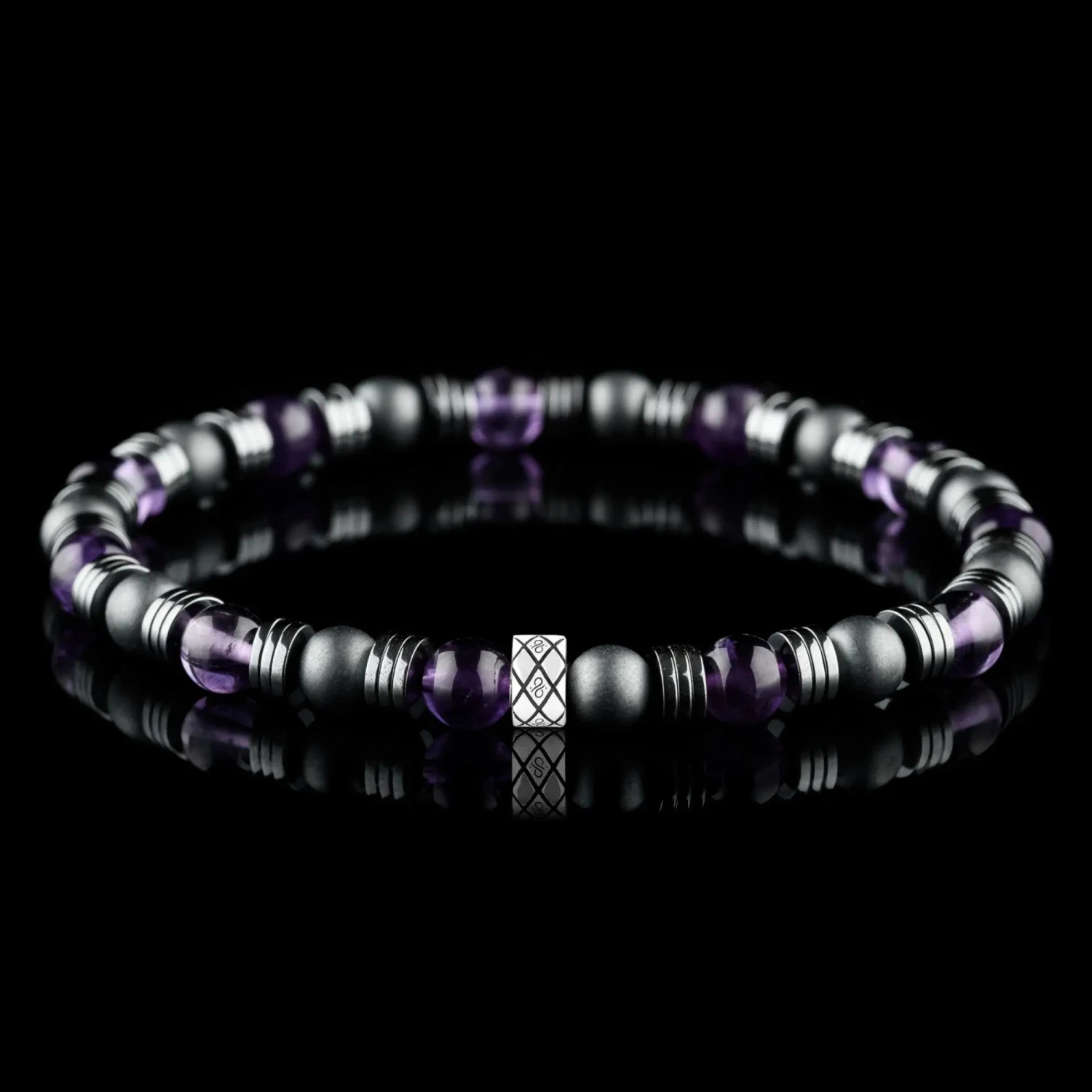 Amethyst Bracelet XX (6mm) 1 Amethyst Bracelet XX (6mm)