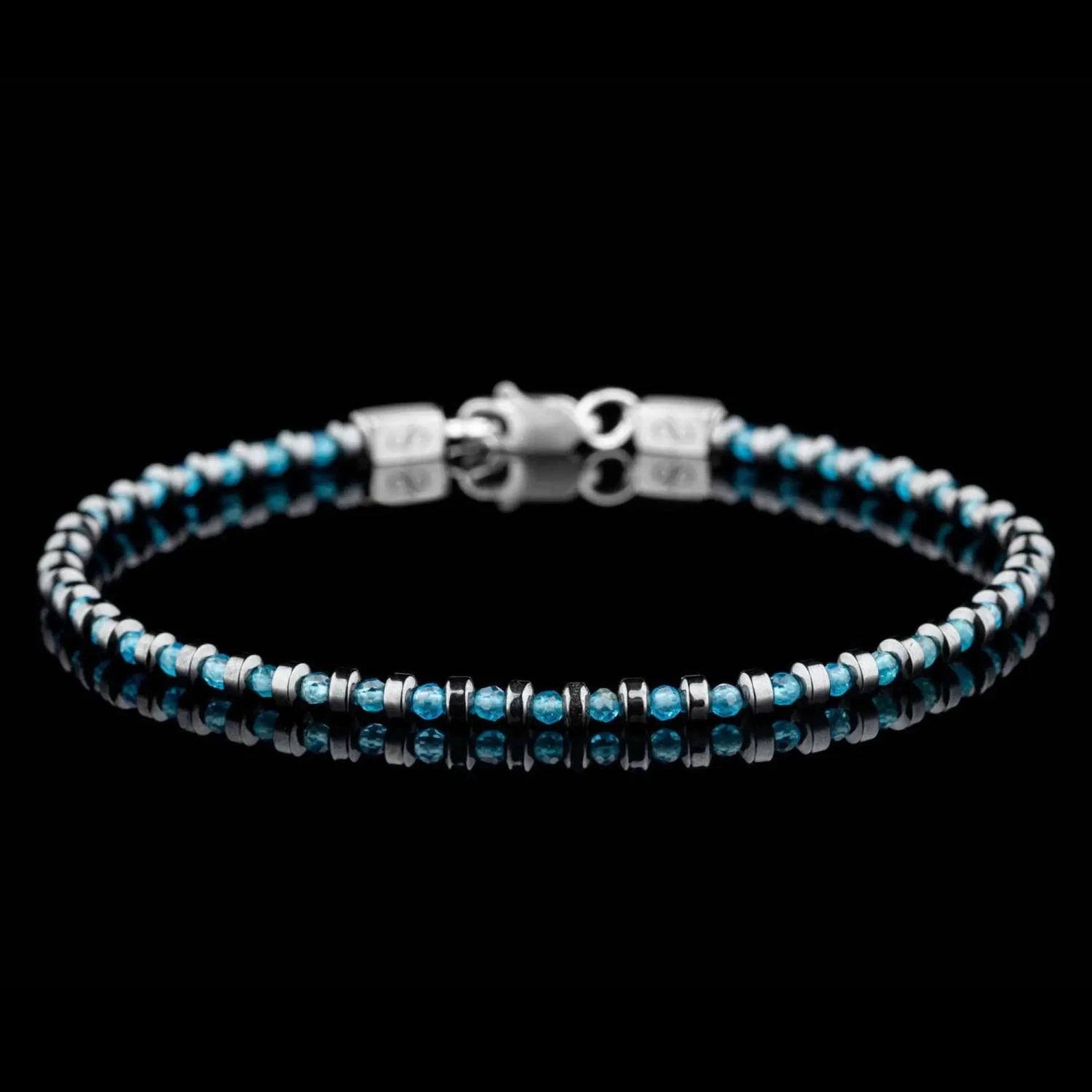 Apatite Bracelet V (2mm) 1 Apatite Bracelet V (2mm)