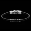 Black Spinel Bracelet V (2mm)