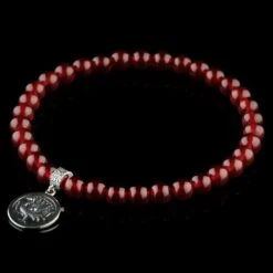 Vermillion Bird Bracelet (6mm)