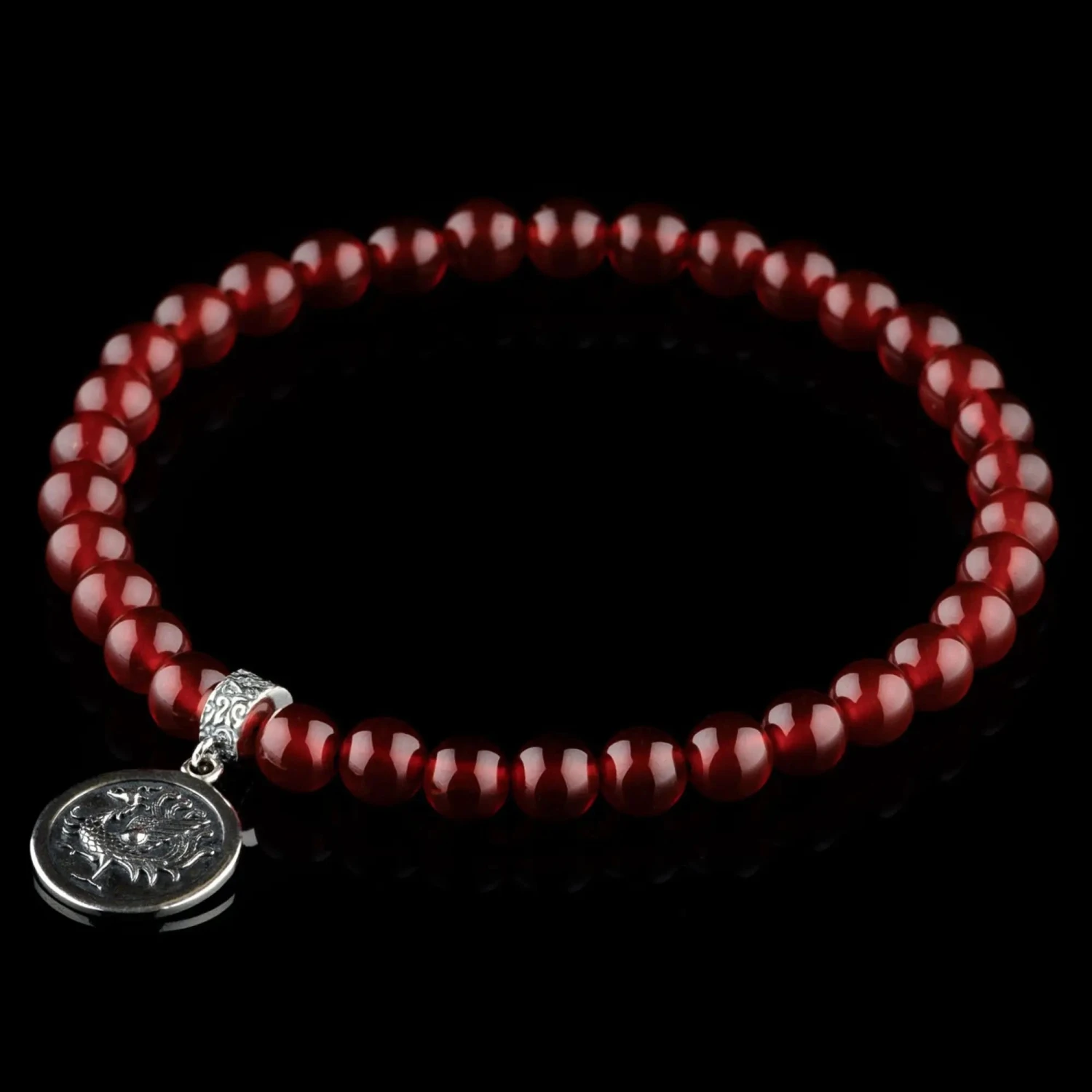 Vermillion Bird Bracelet (6mm) 1 Vermillion Bird Bracelet (6mm)