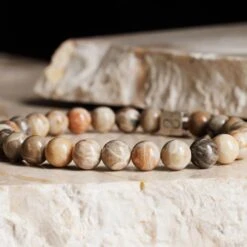 Fossil Coral Bracelet I (8mm) -Aurum Brothers square1 FossilCoralBraceletI 8mm