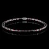 Hematite - Matte Wine Red Bracelet XXIII (4mm)