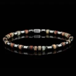 Multicolor Picasso Jasper Bracelet IV (4mm)