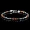 Multicolor Picasso Jasper Bracelet V (4mm)