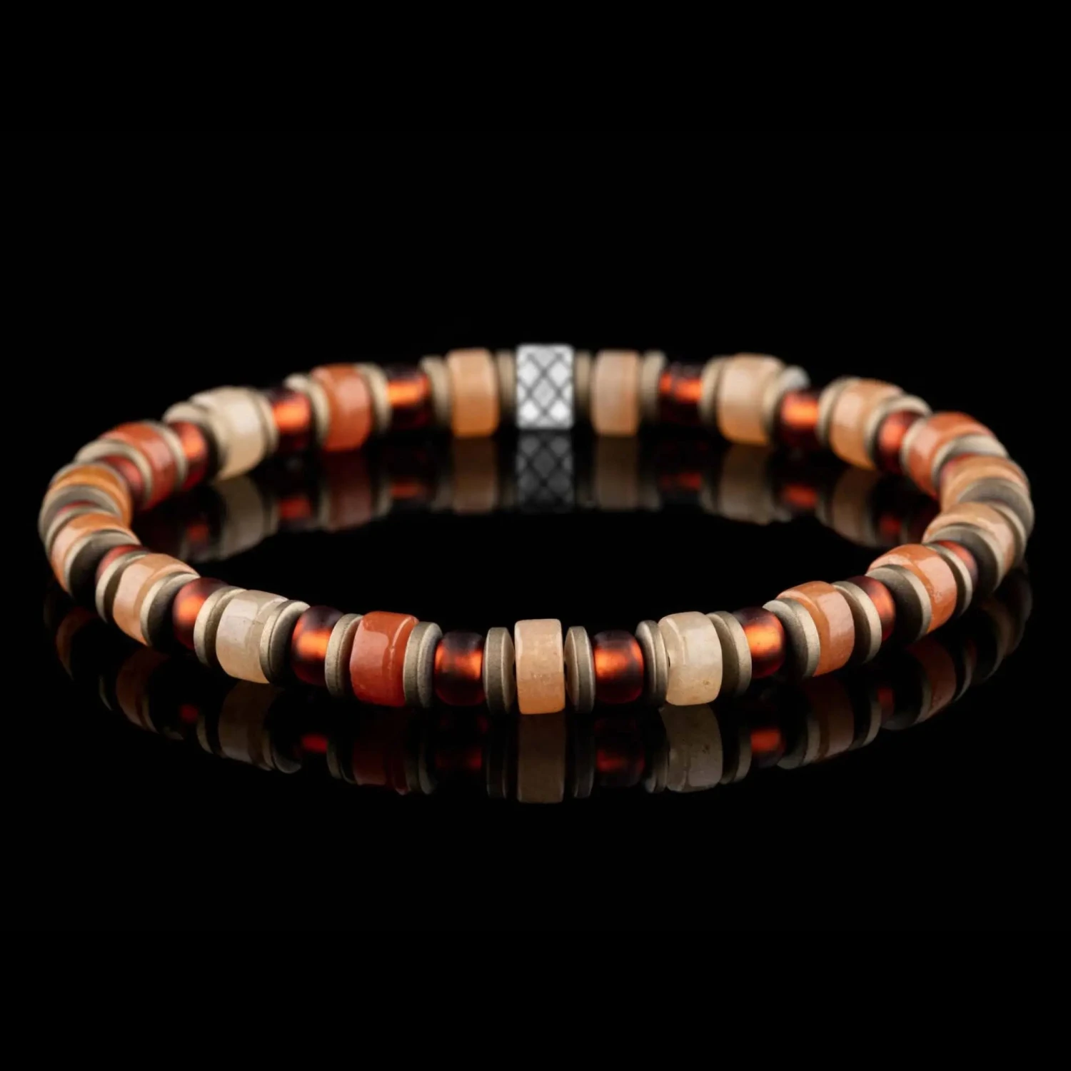 Orange Aventurine Bracelet V (6mm) 1 Orange Aventurine Bracelet V (6mm)