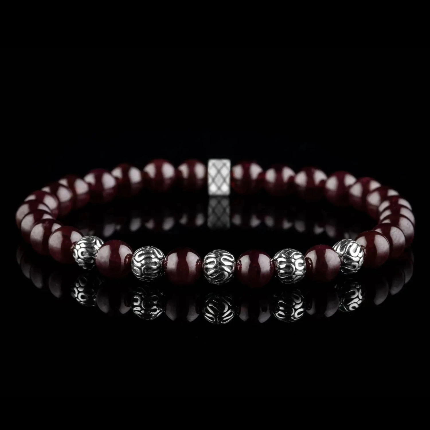 Red Garnet Bracelet IV (6mm) 1 Red Garnet Bracelet IV (6mm)