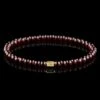 Red Garnet Gold Bracelet I (4mm)