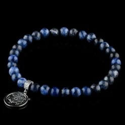 Sodalite - Blue Dragon Bracelet  (6mm)