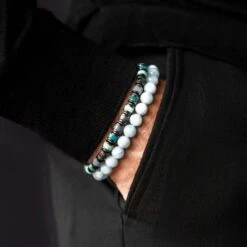 Aurum Brothers -Aurum Brothers square2 Amazonite Aventurine Kyanite LabradoriteBraceletIV 6mm