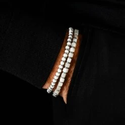 Hematite - Ivory Bracelet XIX (4mm) -Aurum Brothers square2 Hematite IvoryBraceletXIX 4mm 1