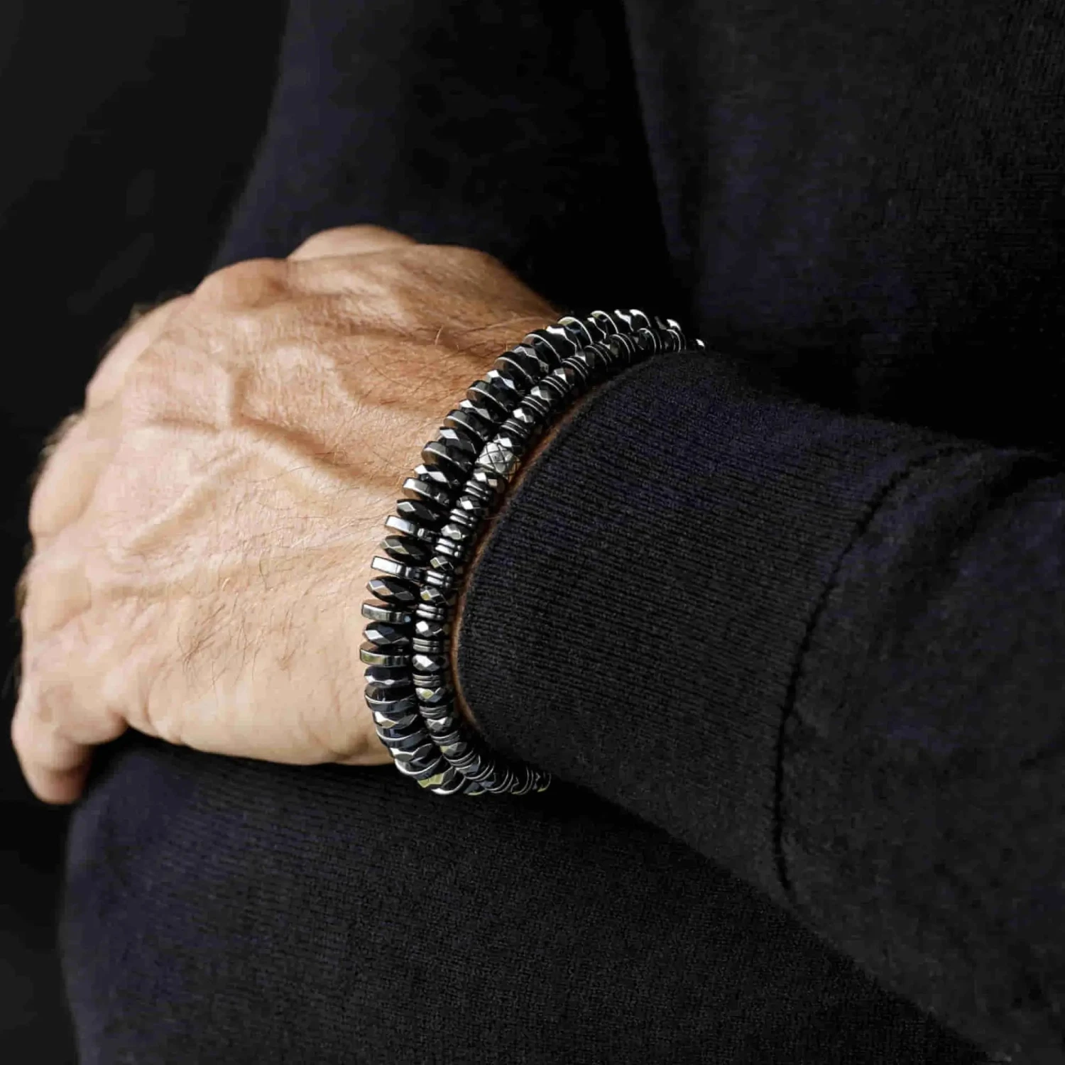Hematite Bracelet IV (6mm) 2 Hematite Bracelet IV (6mm) - Image 2