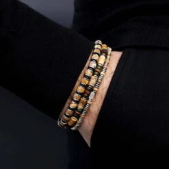 Landscape Jasper Bracelet VI (5mm) -Aurum Brothers square2 LandscapeJasperBraceletVI 5mm