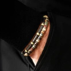 Multicolor Picasso Jasper Bracelet IV (6mm) -Aurum Brothers square2 MulticolorPicassoJasperBraceletIV 6mm 1