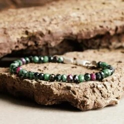 Ruby In Zoisite Bracelet I (5mm) -Aurum Brothers square2 RubyinZoisiteBraceletI 5mm