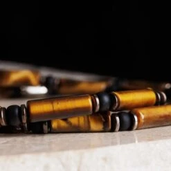 Aurum Brothers -Aurum Brothers square2 TigerEyeBraceletIV 4mm