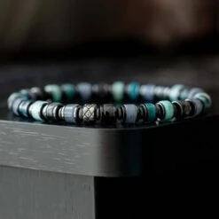 Amazonite-Aventurine-Apatite-Labradorite Bracelet IV (6mm) 7 Amazonite-Aventurine-Apatite-Labradorite Bracelet IV (6mm) -Aurum Brothers square3 Amazonite Aventurine Kyanite LabradoriteBraceletIV 6mm