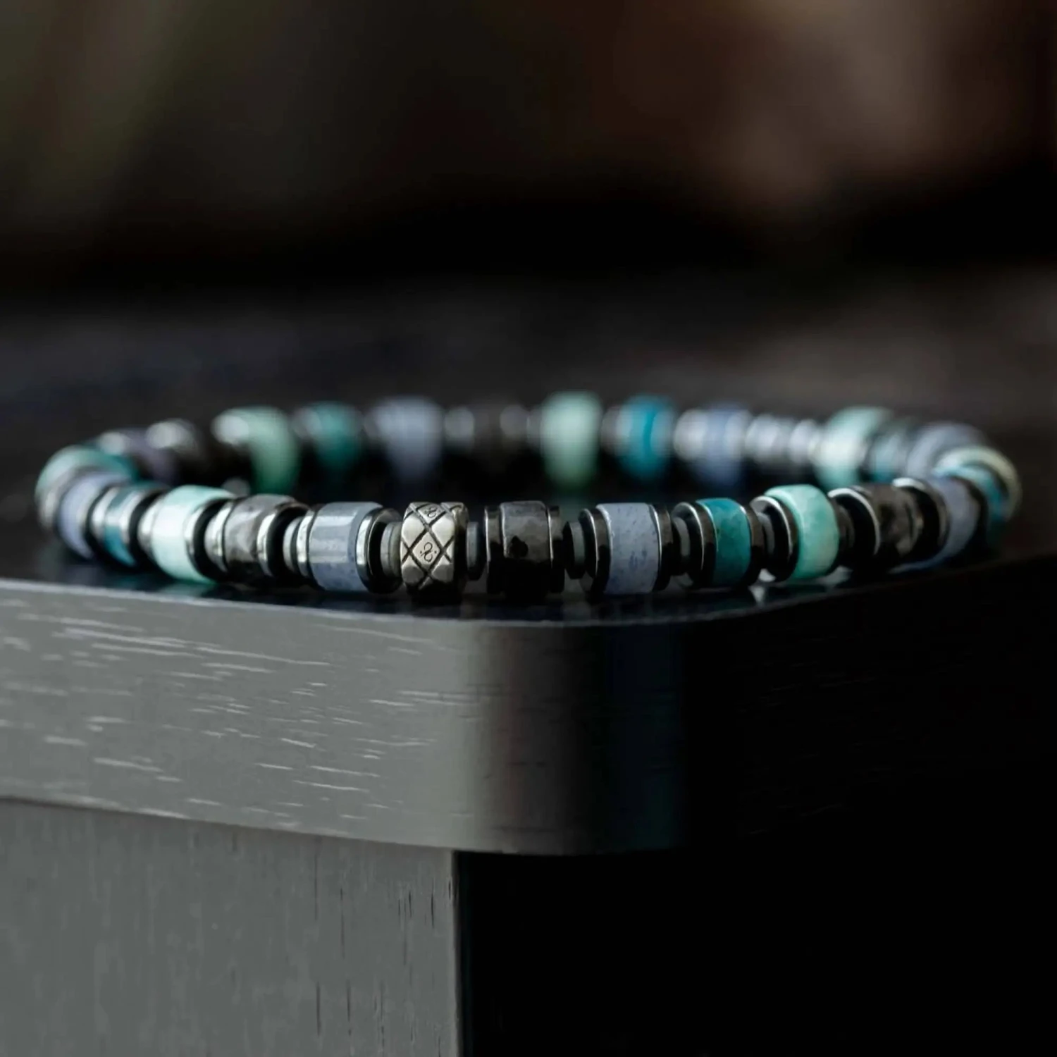 Amazonite-Aventurine-Apatite-Labradorite Bracelet IV (6mm) 3 Amazonite-Aventurine-Apatite-Labradorite Bracelet IV (6mm) - Image 3