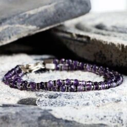 Amethyst Bracelet IV (4mm) -Aurum Brothers square3 AmethystBraceletIV 4mm 1