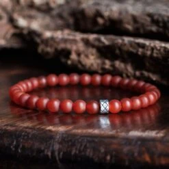 Carnelian Bracelet XI (6mm) -Aurum Brothers square3 CarnelianBraceletXI 6mm