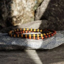 Hematite - Yellow Bracelet XVI (4mm) -Aurum Brothers square3 Hematite YellowBraceletXVI 4mm