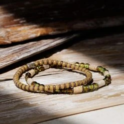 Landscape Jasper - Green Bracelet I (5mm) -Aurum Brothers square3 LandscapeJasper GreenBraceletI 5mm