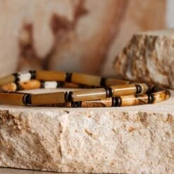 Landscape Jasper Bracelet IV (4mm) 7 Landscape Jasper Bracelet IV (4mm) -Aurum Brothers square3 LandscapeJasperBraceletIV 4mm 1