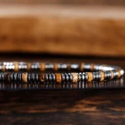 Landscape Jasper Bracelet VIII (4mm) -Aurum Brothers square3 LandscapeJasperBraceletVIII 4mm 1