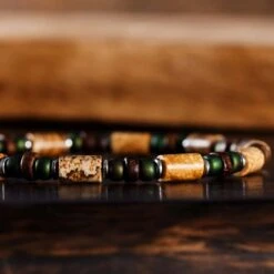 Landscape Jasper Bracelet VI (5mm) -Aurum Brothers square3 LandscapeJasperBraceletVI 5mm