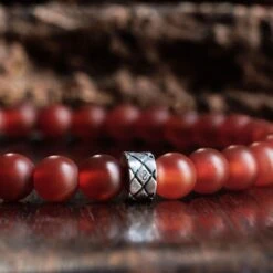 Carnelian Bracelet XI (6mm) -Aurum Brothers square4 CarnelianBraceletXI 6mm