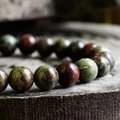 Dragon Blood Jasper Bracelet VI (8mm) -Aurum Brothers square4 DragonBloodJasperBraceletV 8mm