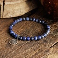 Sodalite - Blue Dragon Bracelet  (6mm) -Aurum Brothers square4 Sodalite BlueDragonBracelet 6mm 1