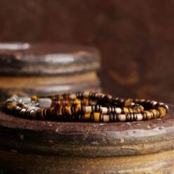 Tiger Eye Bracelet XII (4mm) -Aurum Brothers square4 TigerEyeBraceletXII 4mm