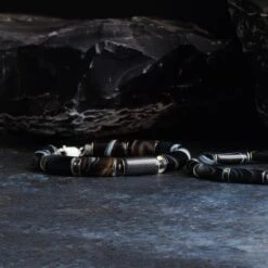 Tuxedo Agate Bracelet I (8mm) -Aurum Brothers tuxedoagate1 cadd84db fe45 4f6b ae6f 0945359b965e